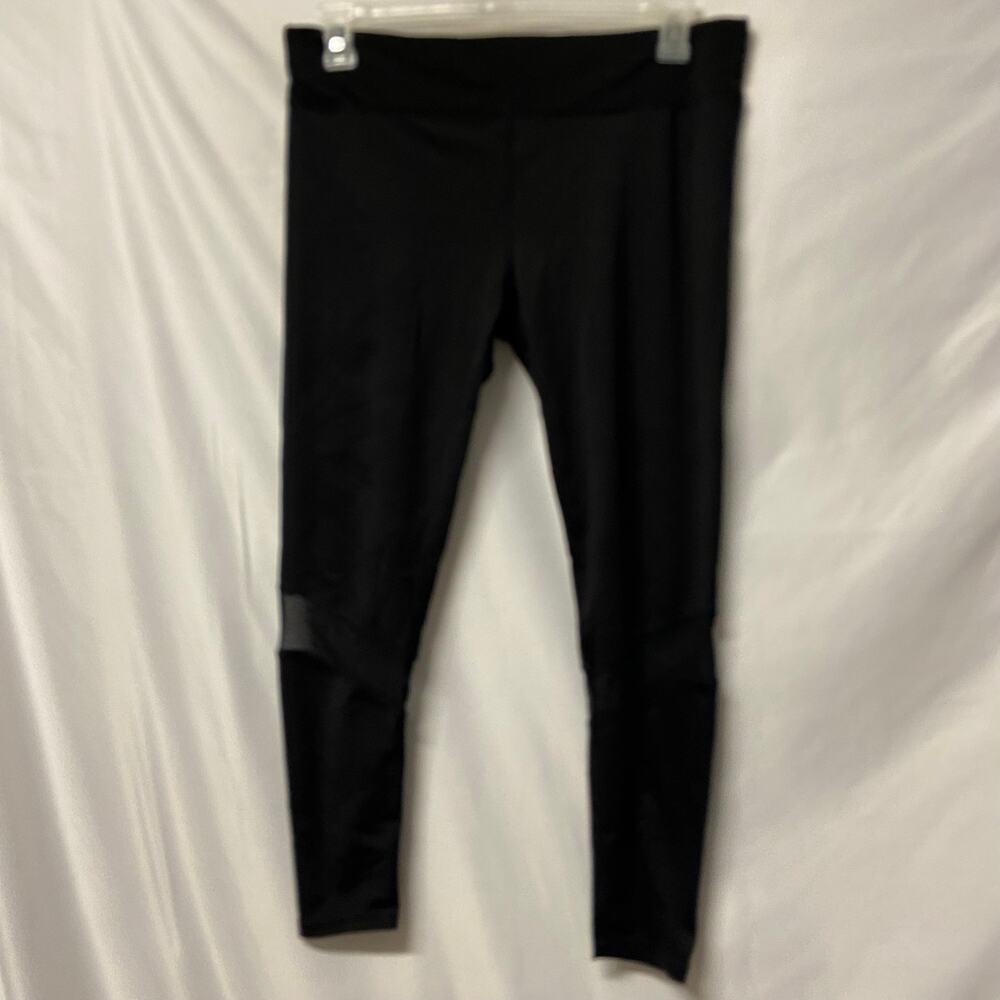 Embrace Your Love Leggings Size XL Women's Shear Knees Black
